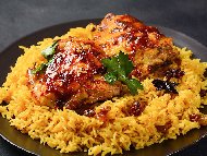 Рецепта Ароматни пилешки бутчета с ориз по азиатска рецепта